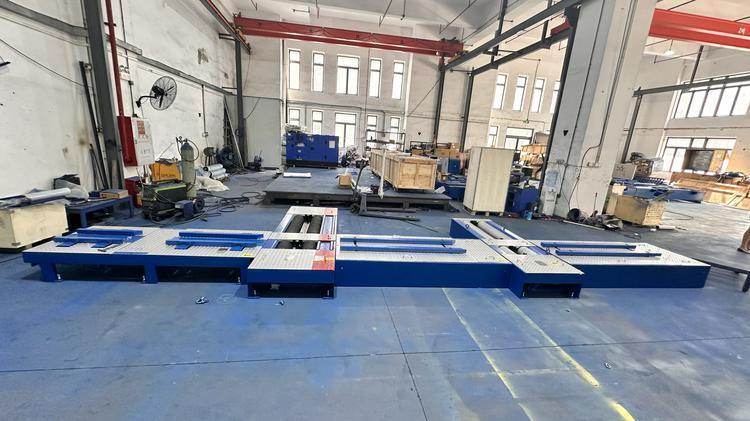 2&3 wheeled Motorcycles Centralized Testing Line Include Brake Force Axle Load Speedometer Clamping Wheel Alignment Headlight 
