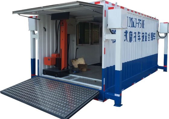 Cartesykj  Mobile Motorcycle test line facility Safety Test Line 700kg Load CTMYJ-750B Mobile Test Station